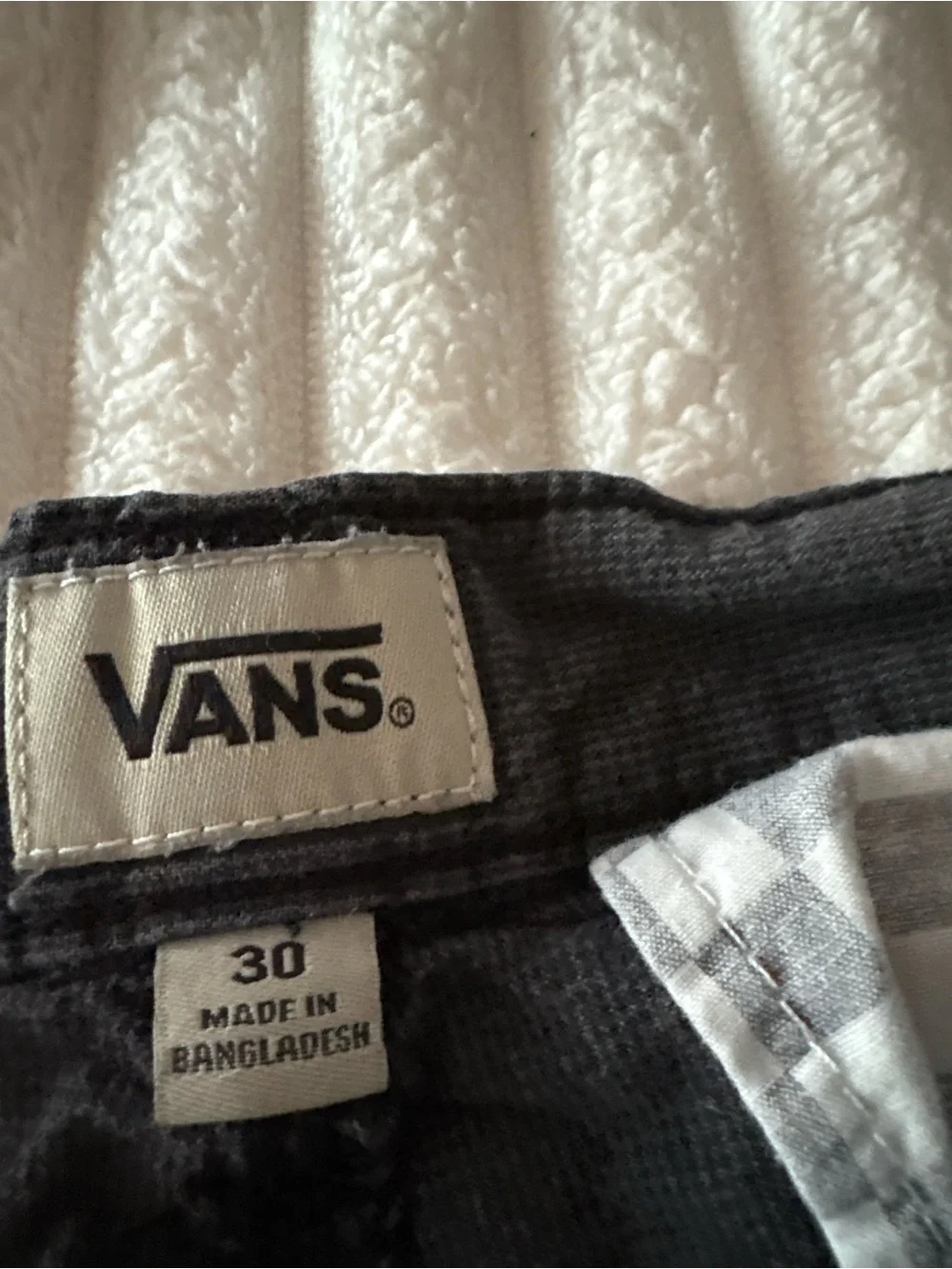Vans Men's Black Chino Shorts